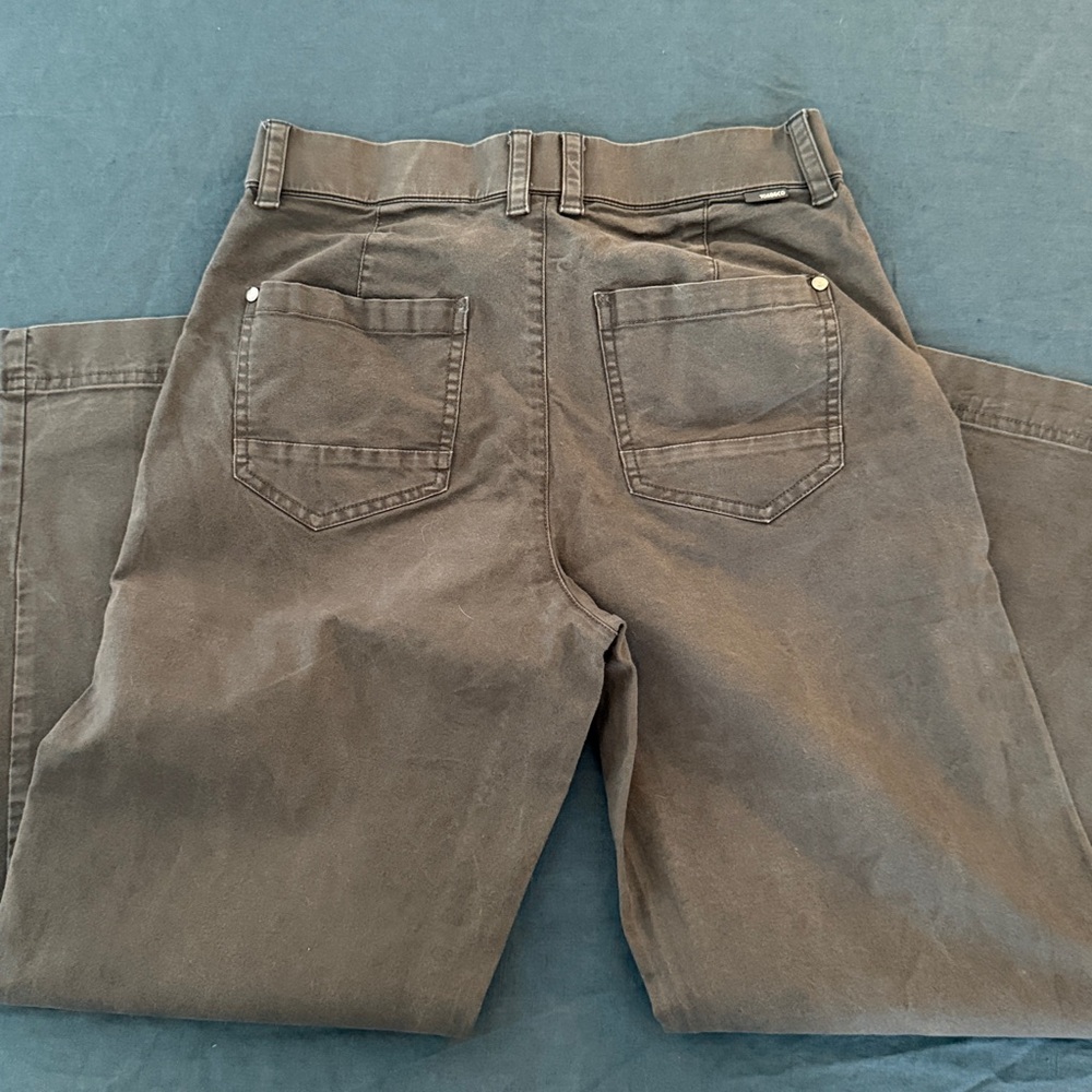 Toad & Co Earthworks Wide Leg Pant - grey/soot - size 2 - Picture 8 of 8